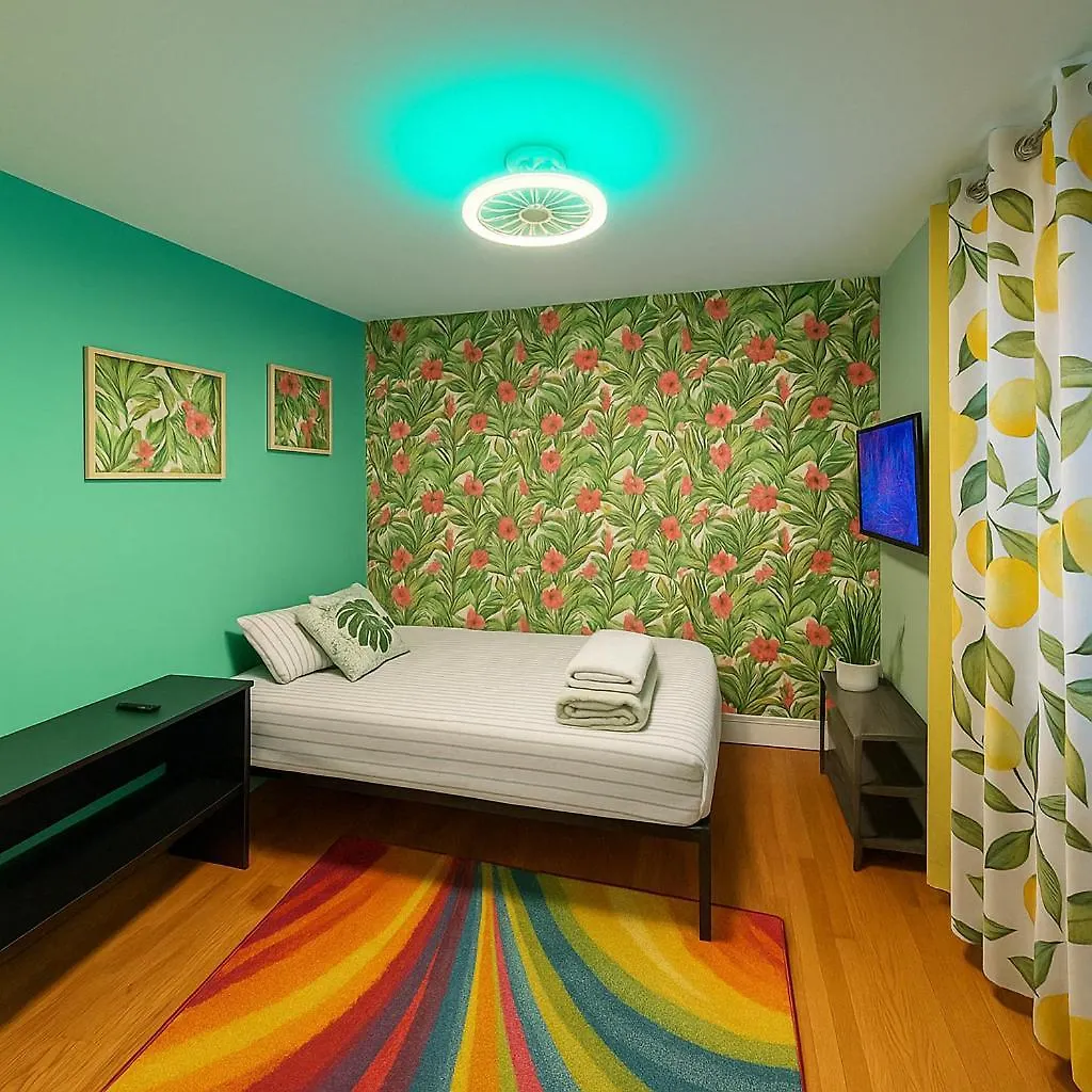 Apartment Tropical Comfort Room In Harlem Cozy Stay With Snacks & Style New York